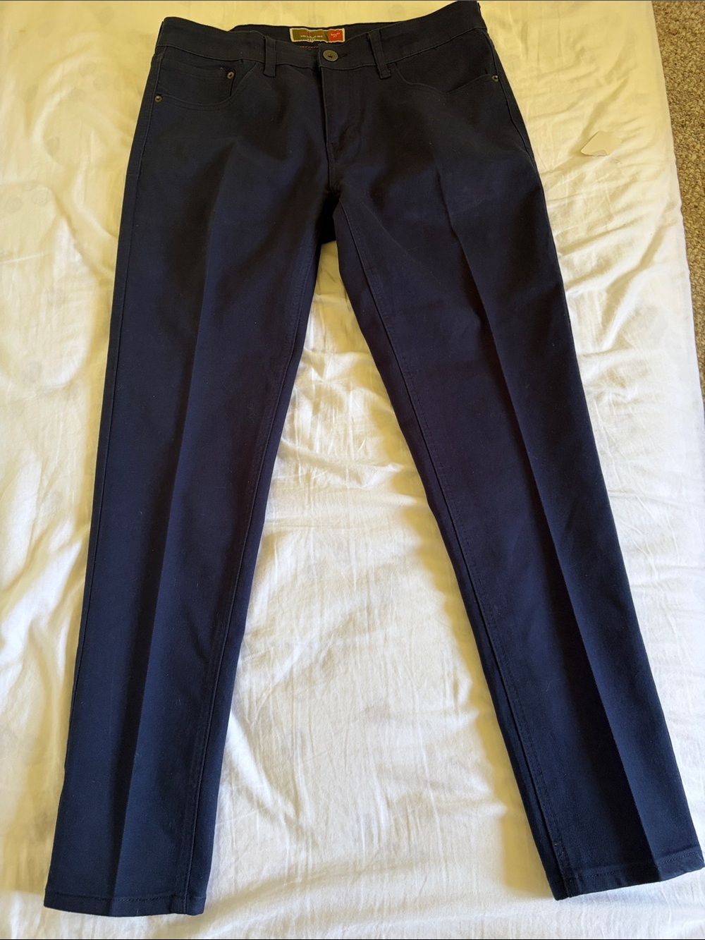 Weatherproof Vintage Comfort Stretch Pants Men's Skinny Fit 5 Pocket 34/30